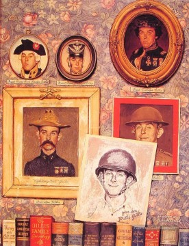 戦うギリス 1944 ノーマン・ロックウェル Oil Paintings